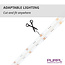 PURPL COB LED Strip | RGB+CCT (2700K-6500K) | 5m | 840 LED/M | 24V | IP65