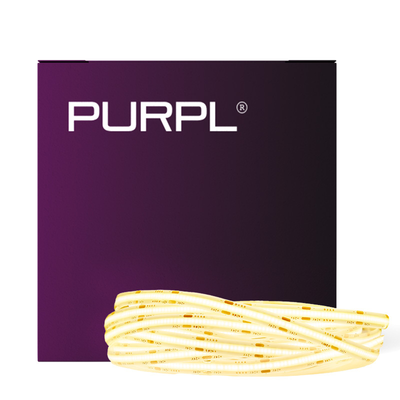 PURPL COB LED Strip | Warm Wit 2700K | 5m | 512 led's/m | 24V | IP20