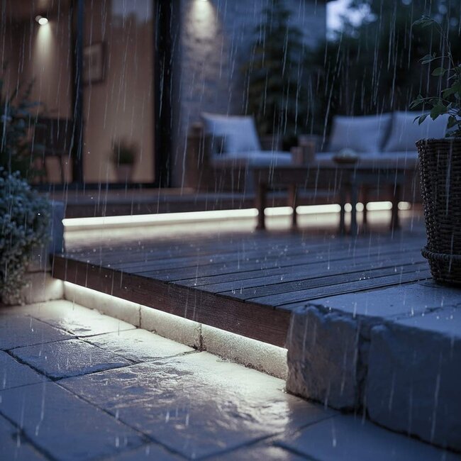 PURPL LED Strip 50m | 6000K Koud Wit | 120 LEDs p/m | 220V | IP67