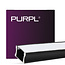 PURPL LED Strip Profiel Zwart 1,5m | 17,5x15mm | Opbouw
