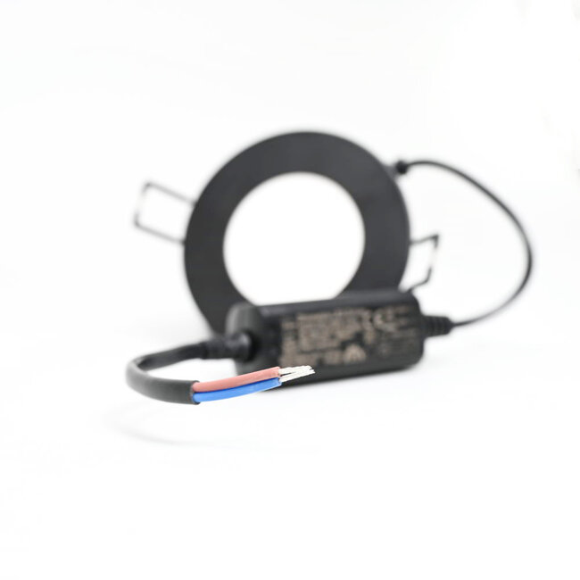 PURPL LED Downlight | 3000K Warm Wit | 3W | ø85 mm | Rond | Inbouw | Zwart | IP40