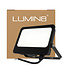 Lumin8 LED Breedstraler DOB | 50W | Helder Wit 4000K | 5250 lm | IP65 | IK06 | Zwart