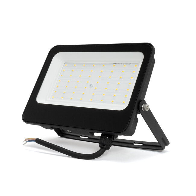Lumin8 LED Breedstraler DOB | 50W | Helder Wit 4000K | 5250 lm | IP65 | IK06 | Zwart