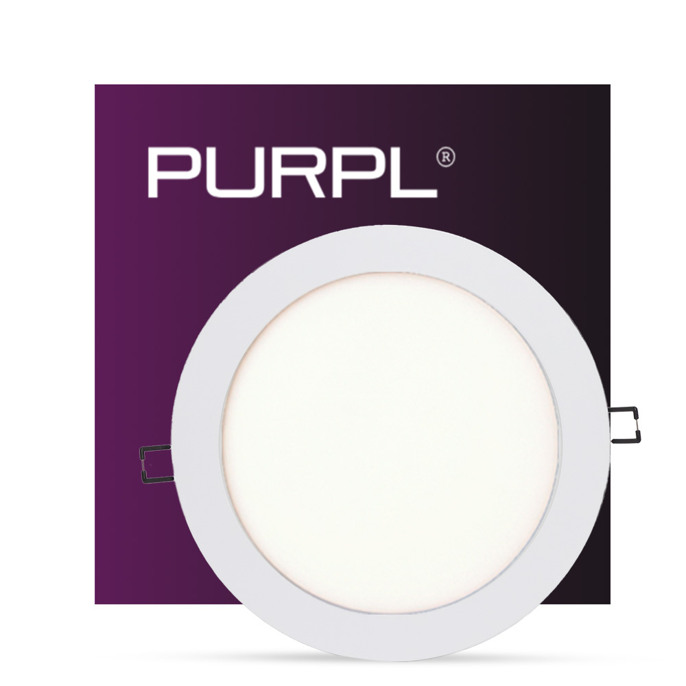 PURPL LED Downlight | 4000K Helder Wit | 18W | ø225 mm | Rond | Inbouw | IP40