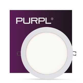 PURPL LED Downlight | 4000K Helder Wit | 24W | ø240 mm | Rond | Inbouw