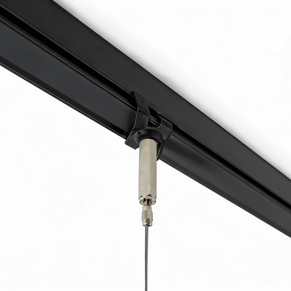 Powergear 3-fase rail pendelset | 5 meter | Zwart