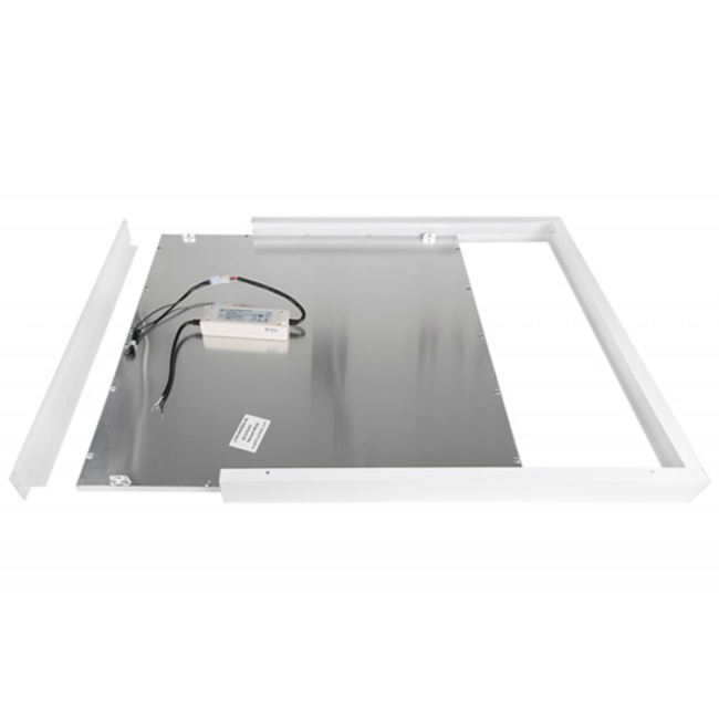 PURPL Opbouwframe LED Paneel - 62x62 -  Wit - Easy Click & Connect