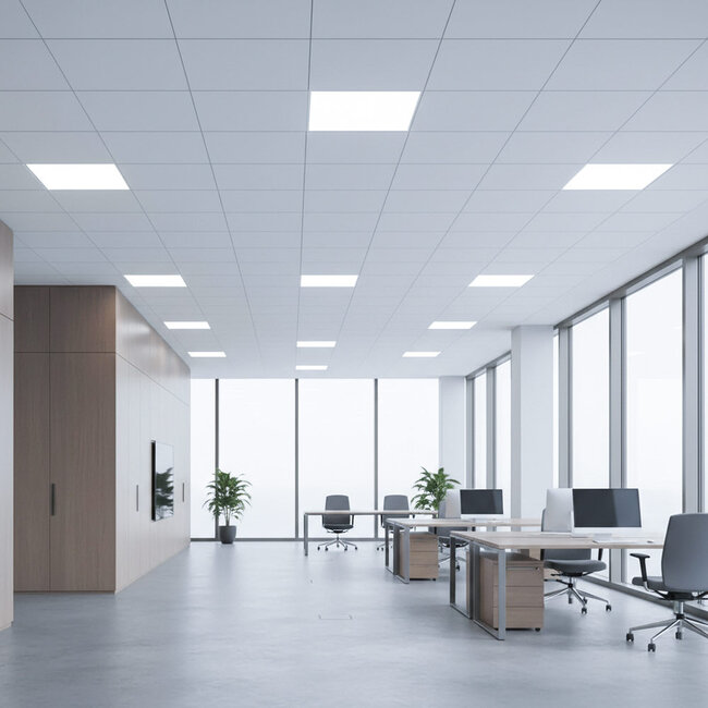 PURPL LED Paneel 30x30 | 20W | Koud Wit 6000K | 100 lm/W | 2000 lm | Incl. Driver | Flikkervrij | Back-lit