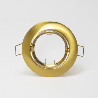 PURPL LED Spot Armatuur GU10 | Goud | Rond | IP20 | Kantelbaar | Ø75mm