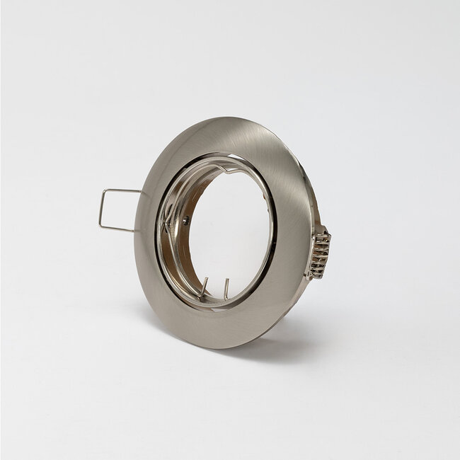 PURPL LED Spot Armatuur GU10 | RVS | Rond | IP20 | Kantelbaar | Ø75mm (incl.gu10 fitting)