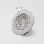 PURPL LED Spot Armatuur GU10 | Wit | Rond | IP20 | Kantelbaar | Ø75mm (incl.gu10 fitting)