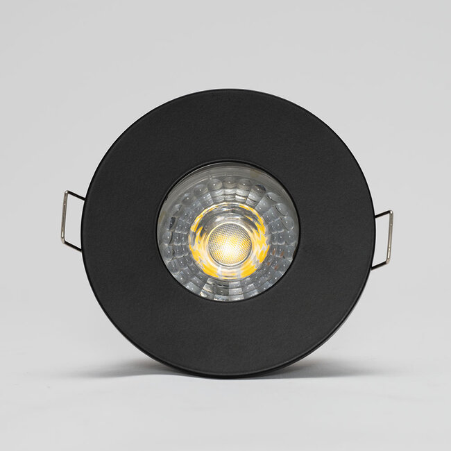 PURPL LED Inbouwspot Armatuur GU10 | ø83 mm | IP65 | Zwart | Incl. GU10 fitting