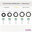 PURPL LED Downlight | 4000K Helder Wit | 3W | ø85 mm | Rond | Inbouw | Zwart | IP40