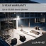 Lumin8 LED Breedstraler DOB | 200W | Helder Wit 4000K | 21000 lm | IP65 | IK06 | Zwart