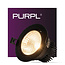 PURPL LED Inbouwspot COB | 5W | 2700K Warm Wit | Ø85 mm | IP40 | Zwart | Kantelbaar | Rond