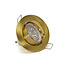 PURPL LED Spot Armatuur GU10 | Goud | Rond | IP20 | Kantelbaar | Ø75mm (incl.gu10 fitting)