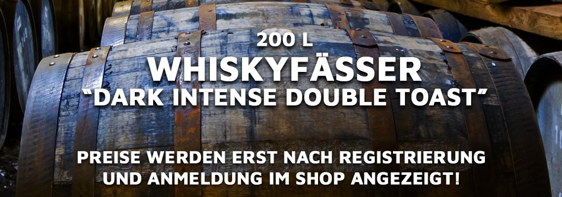 Whiskyfässer "Dark Intense Double Toast"