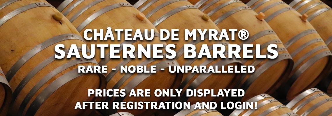 Sauternes Barrels Château de Myrat®