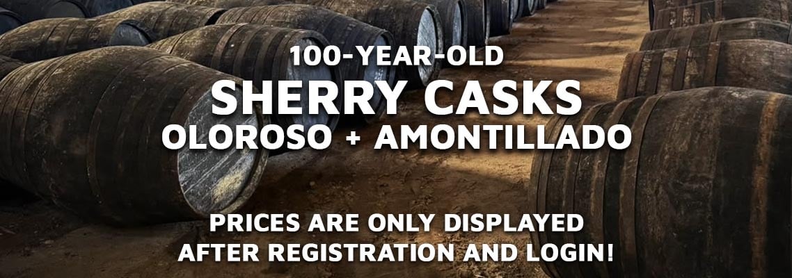 100-year-old Sherry Casks