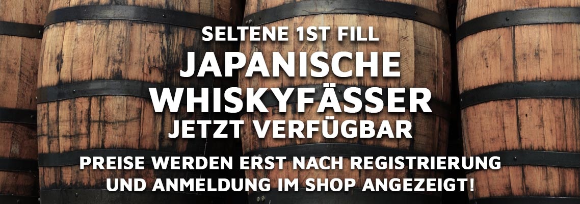 Japanische Whiskyfässer