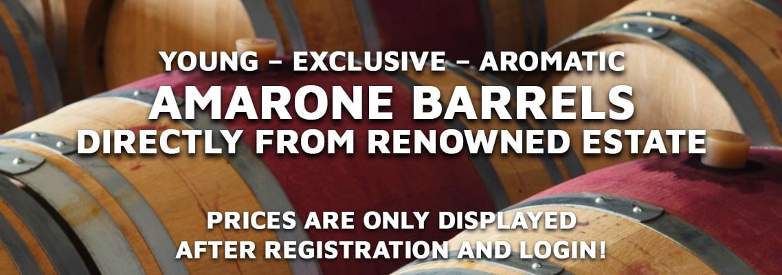 Amarone Barrels - 28 Months