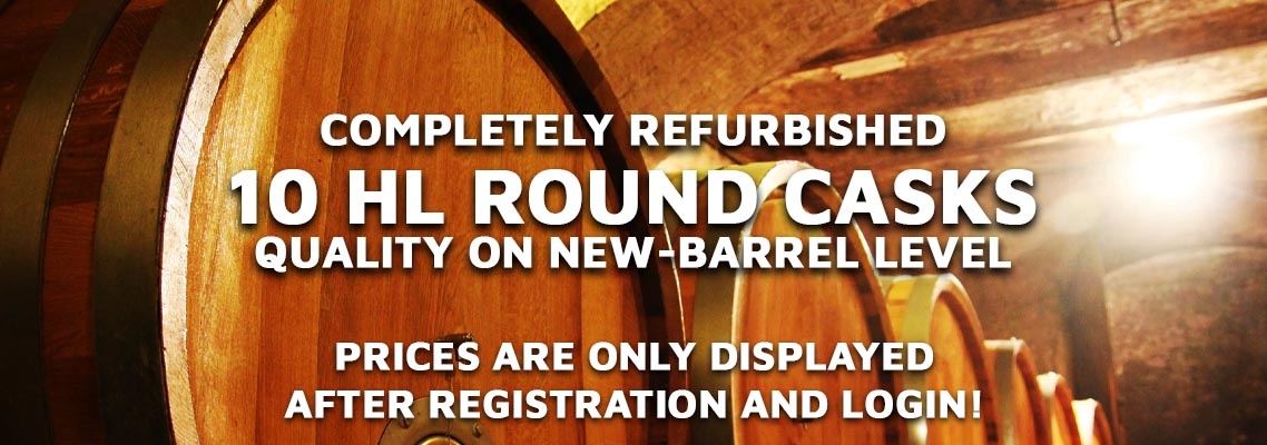 10 HL ROUND CASKS