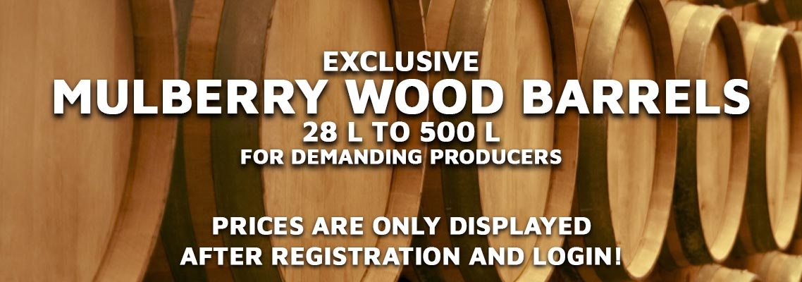 Mulberry Wood Barrels