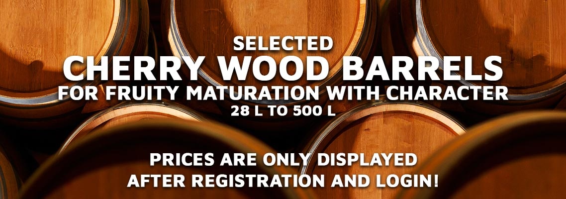 Cherry Wood Barrels
