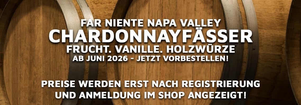 Far Niente Chardonnayfässer