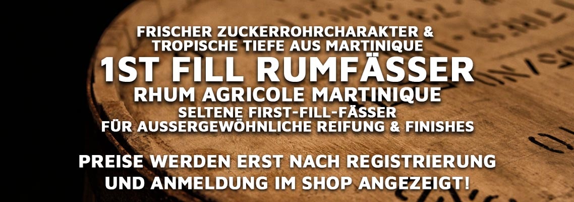 Rumfässer - Rhum Agricole