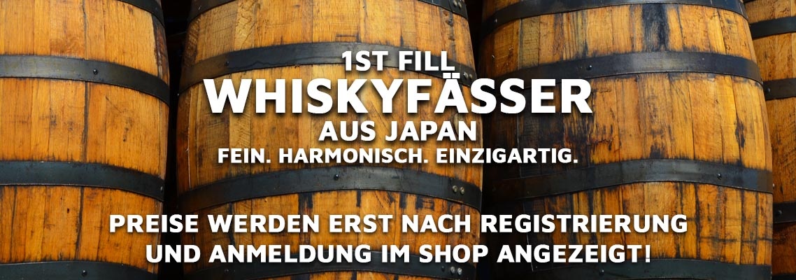 Japanische Whiskyfässer