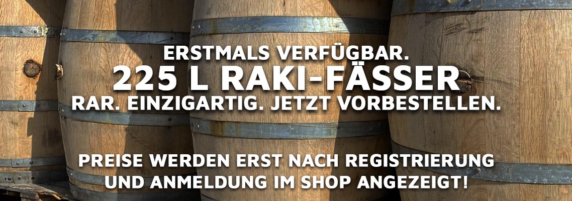 Raki-Fässer