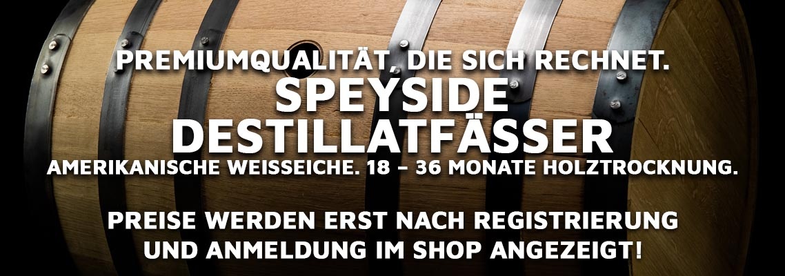 Speyside Destillatfässer