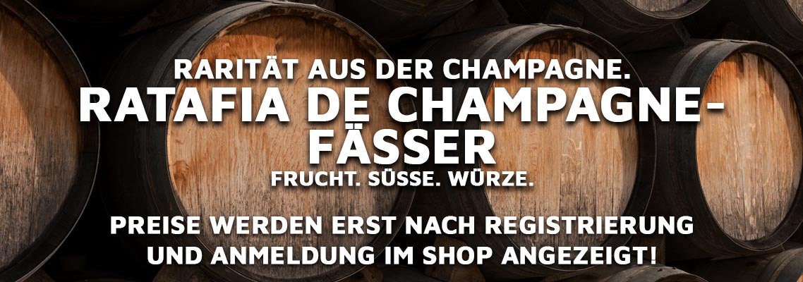 Ratafia de Champagne-Fässer