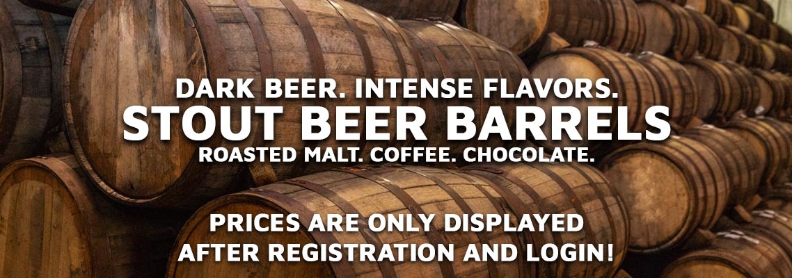 Stout Beer Barrels