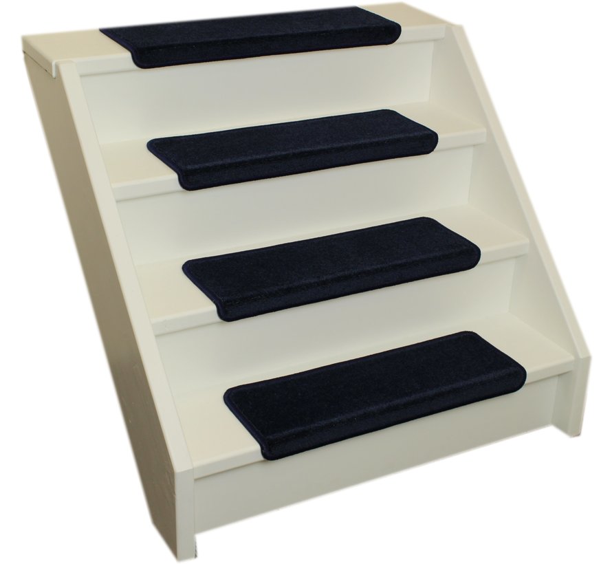 Stufenmatten  / Treppenmatten Elite Soft Dunkelblau Rechteckig