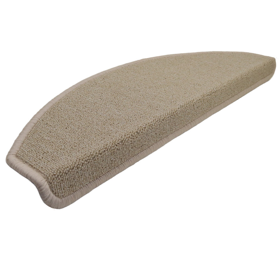 Stufenmatten  / Treppenmatten Lima beige halbrund