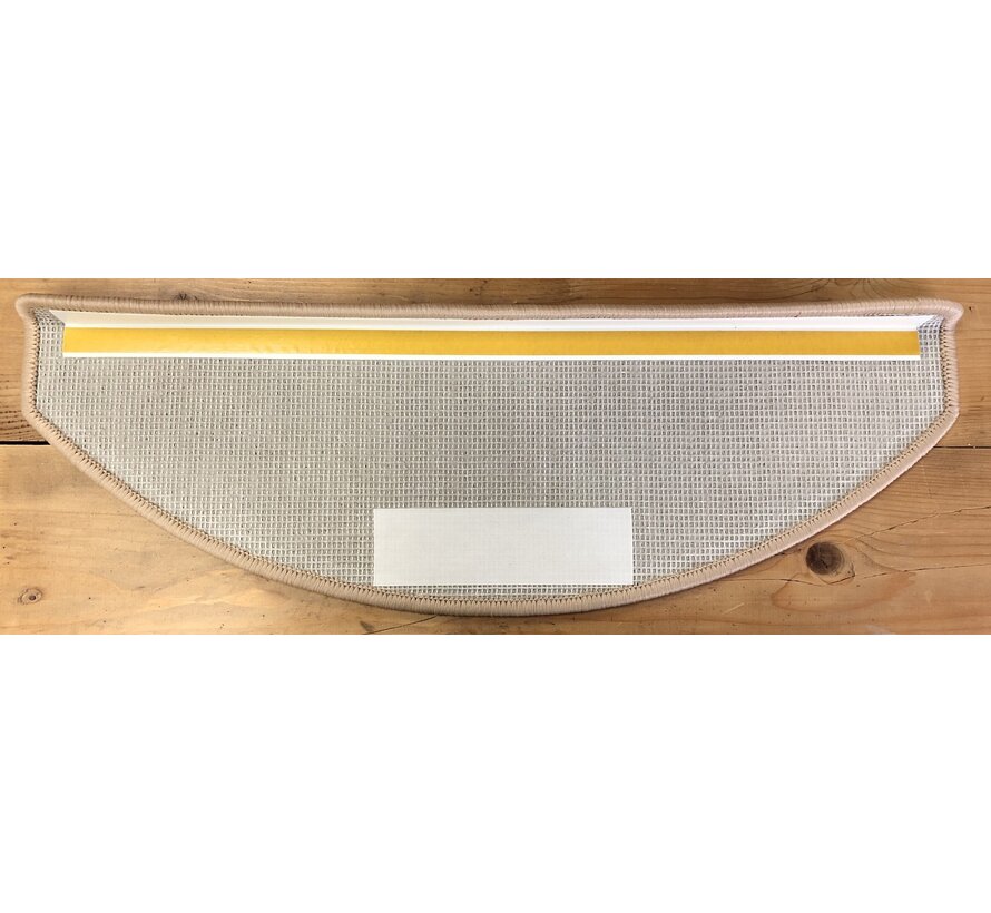Stufenmatten  / Treppenmatten Lima beige halbrund