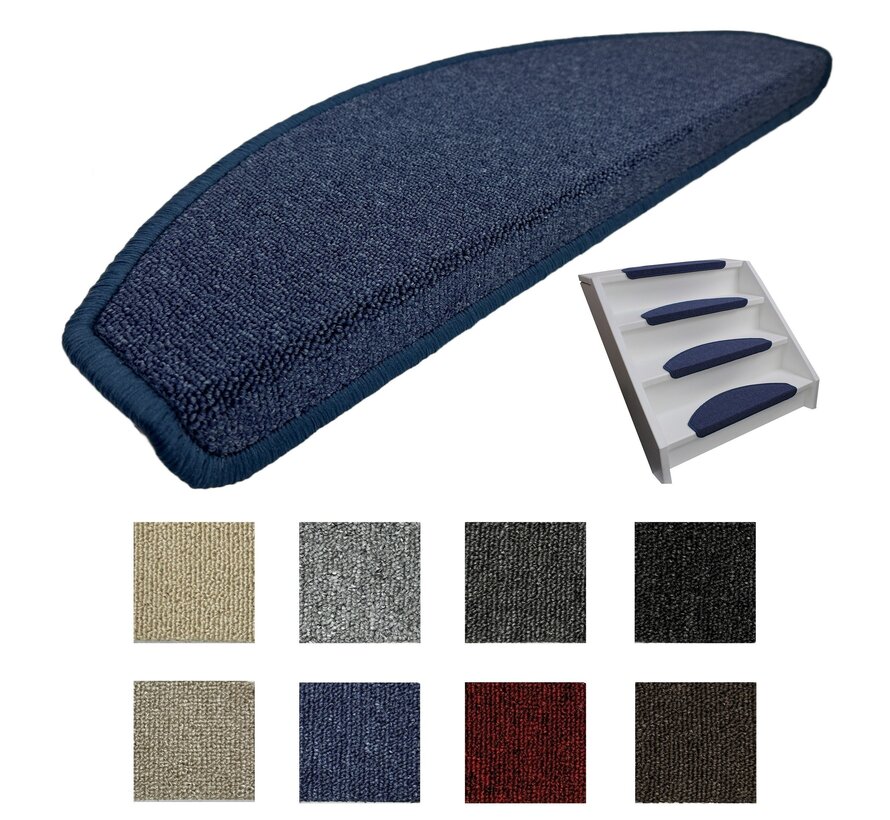 Trapmat Lima Blauw (halve maantjes)