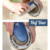 hoevenkrabber en borstel Azzuro gemaakt van kunststof