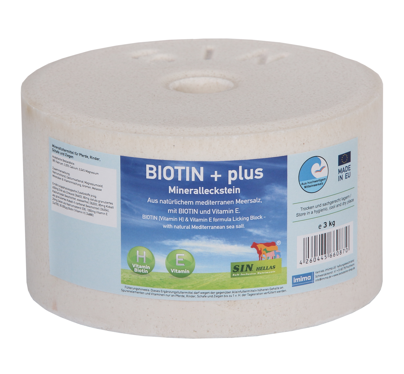 Lick Biotin- Biotin + plus horse 3kg