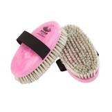 kleine borstel met paardenharen gemaakt van dierlijk materiaal