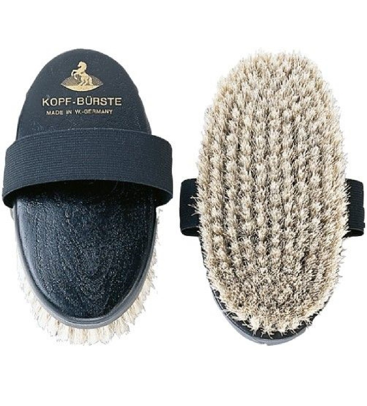 soft brush for the head made from animal material