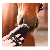 Haas borstel glanzende vacht gemaakt van dierlijk materiaal