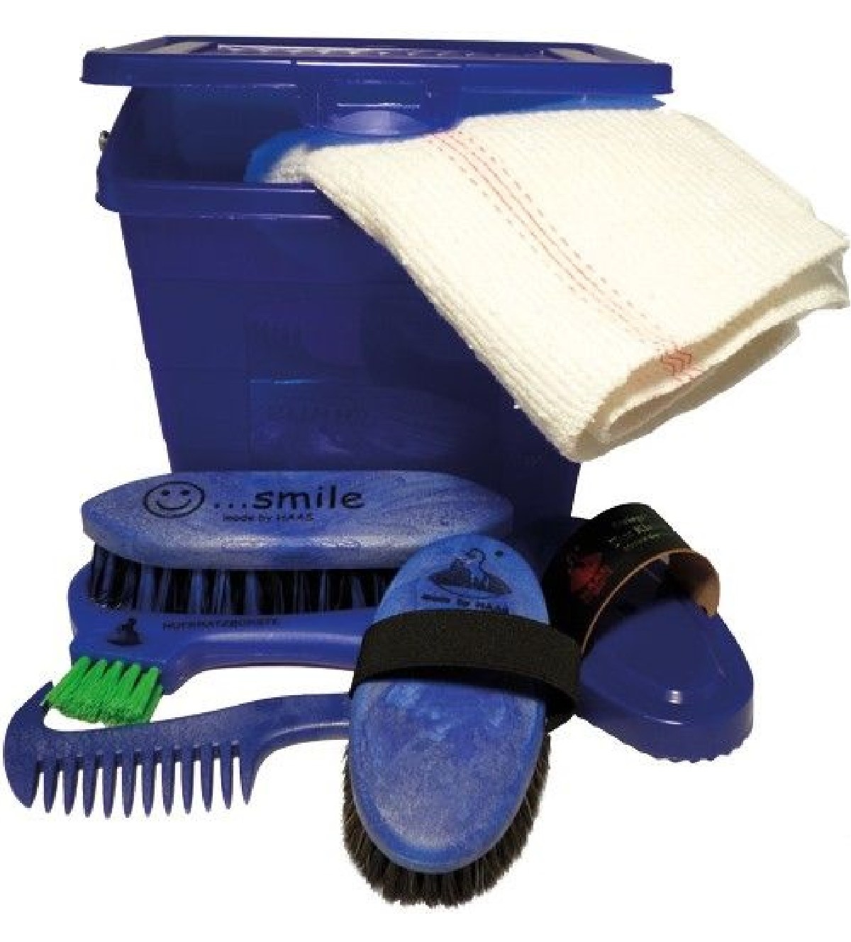 Horse cleaningset child with storage bag