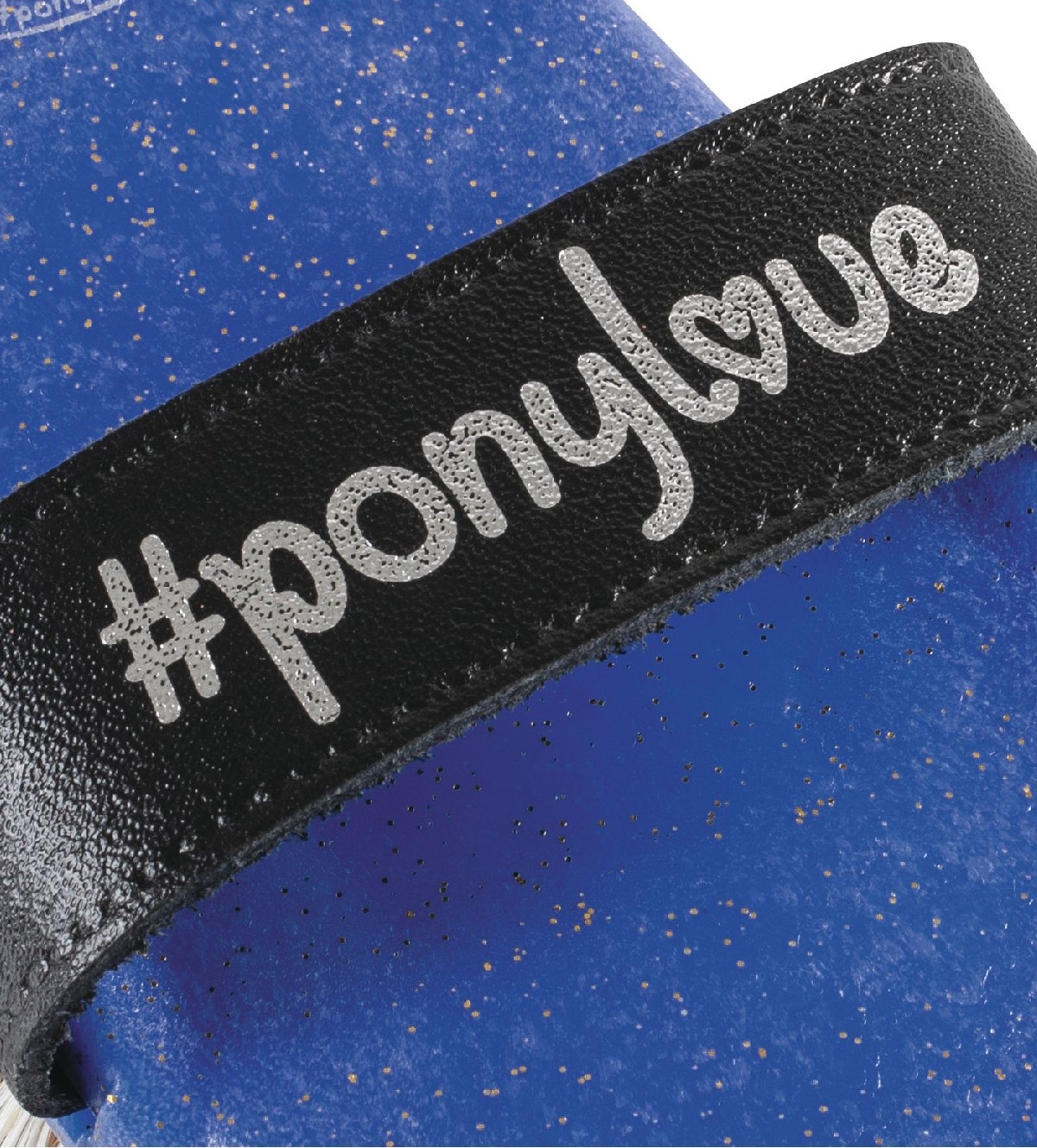 zachte borstel #ponylove voor de vacht van het paard