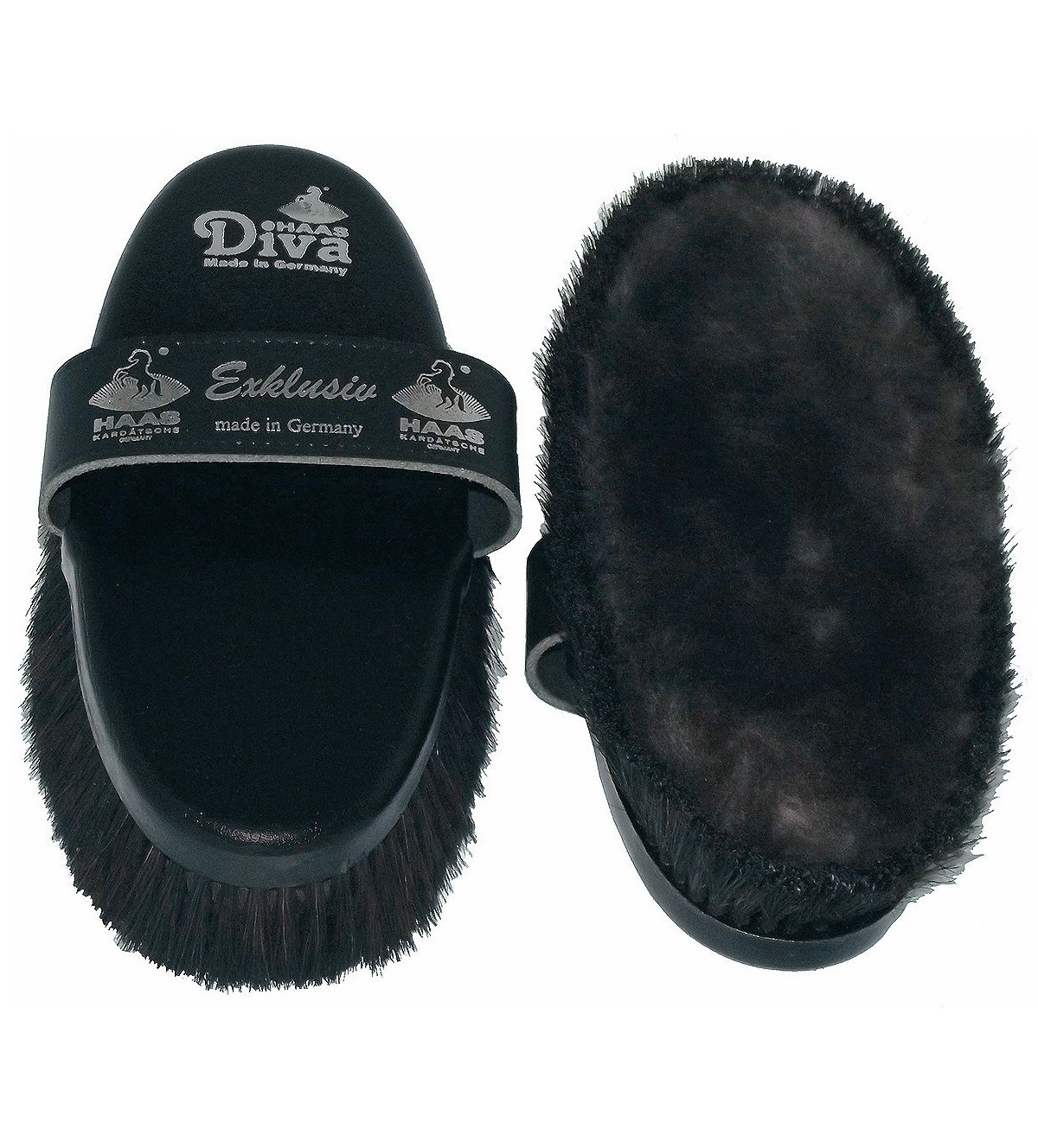 lambskin brush Diva Exlusive for the coat of the horse