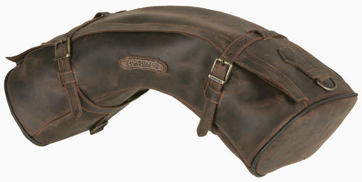 Zadeltas "Halfmoon" leder waterdicht