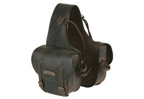 Zadeltas "Medium" leder