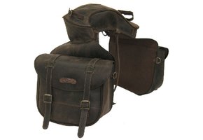 Satteltasche "Large" mit Bananentaschenleder